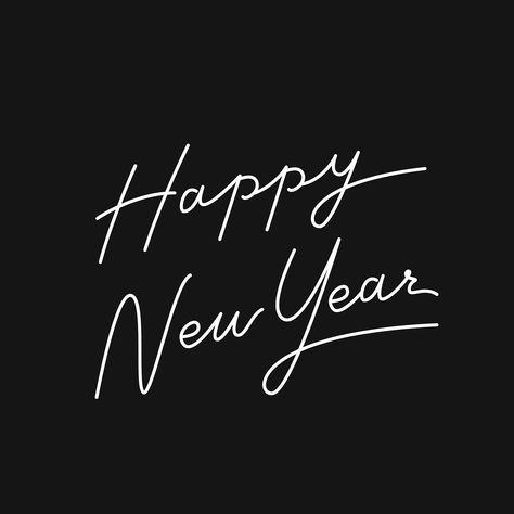 Happy New Year Calligraphy Design, 2024 New Year Design, Happy New Year 2024 Design, Happy New Year Font, Happy New Year Aesthetic, Happy New Year Calligraphy, Happy New Year Lettering, Happy New Year Sign, Happy New Year Typography