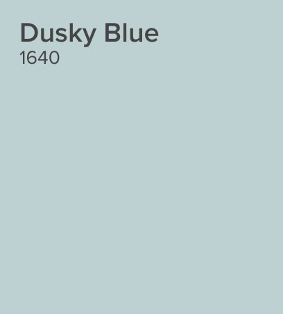 dusky blue Dusky Blue Paint, Dusky Blue Benjamin Moore, Benjamin Moore Dusky Blue, Dusky Blue Bedroom, Room Color Ideas Bedroom, Dusky Blue, Benjamin Moore Colors, Loft Room, Room Color