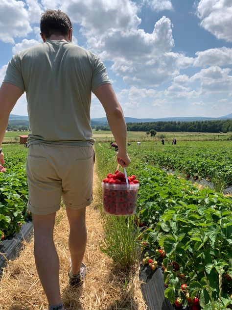 Strawberry Picking Date, Quality Time Aesthetic Couple, Sister Dates, Bf Photoshoot, Bf Pictures, Granola Boy, Strawberry Recipe, Couple Life, Boyfriend Aesthetic