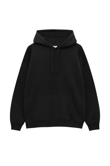 Zara Hoodie Women, Pull And Bear Outfit, Zip Up Sweaters, Pull And Bear Hoodie, Sweat Oversize, Sweat Noir, Fall Ootd, Fall 23, Pull Oversize