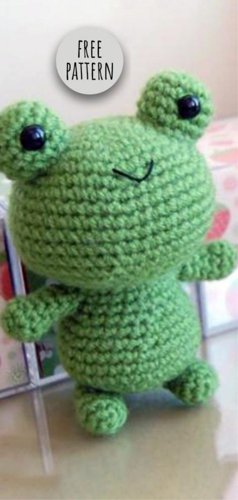 Crochet Toy Patterns Free, Blanket Yarn Amigurumi Free Pattern, Crochet Leggy Frog Free Pattern, Crochet Animals Free Patterns Beginner, Free Frog Crochet Pattern, Crochet Animal Patterns Free, Crochet Frog Free Pattern, Crochet Amigurumi For Beginners, Frog Crochet Pattern