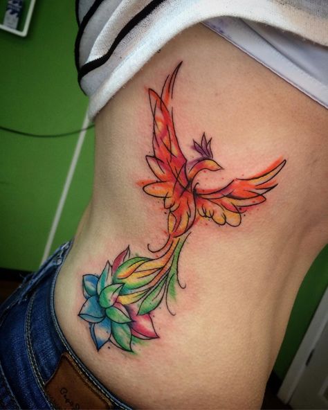 Ribs Phoenix Flower Tattoo Phoenix Rising From Lotus Tattoo, Pheonix Tattoo Rising From Lotus, Lotus Flower Phoenix Tattoo, Rainbow Phoenix Tattoo, Phoenix And Lotus Flower Tattoo, Lotus Phoenix Tattoo, Phoenix And Lotus Tattoo, Phoenix Flower Tattoo, Phoenix River