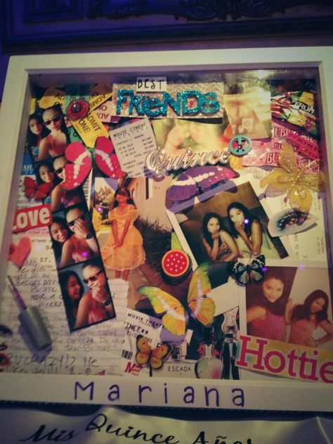 Lexi's present to Mariana for her Quinceanera. :)) #TheFosters Gratitude Collage, Bestie Birthday Gift Ideas, Christmas Presents For Bestfriend, Mariana Foster, Friend Presents, Picture Gifts Diy, Bff Christmas, 17th Birthday Ideas, Bestie Birthday