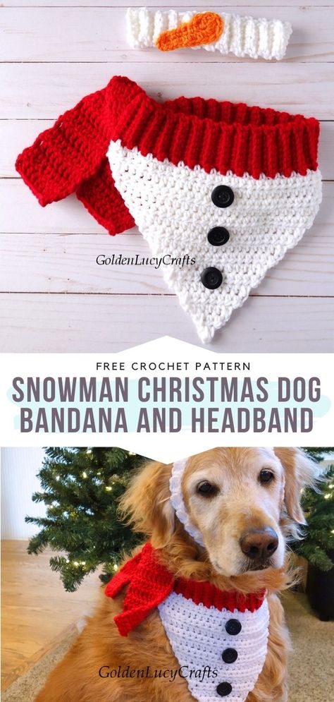 Festive Dog Scarves and Bandanas with Free Crochet Patterns Crochet Stocking For Dog, Crochet Dog Elf Hat Free Pattern, Dog Santa Hat Crochet Pattern, Crochet Dog Hat Patterns Free, Crochet Scarf For Dogs Free Pattern, Crochet Dog Bandana Free Pattern Christmas, Crochet Dog Sweater Christmas, Crochet Dog Christmas Hat, Crochet Christmas Headbands