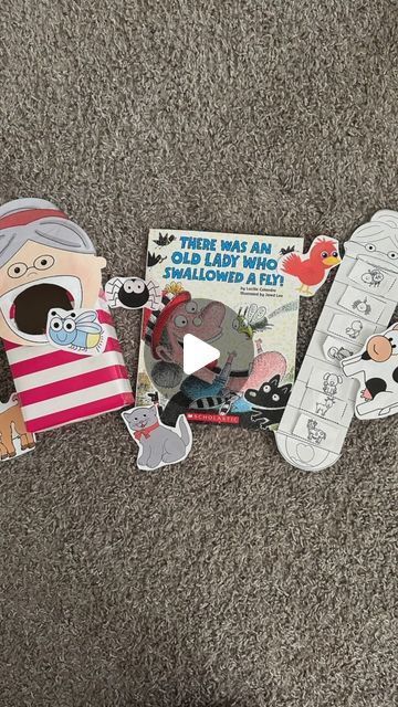 Jessica Antoinette on Instagram: "🪰There was an Old Lady who Swallowed a Fly😱   My daughter’s current favorite book series!   This book is absolutely amazing for story sequencing! We found the print outs on teacherspayteachers.com (no, you don’t have to be a teacher to use this site) and used an oatmeal box wrapped in wrapping paper to create our old lady! 👵🏼   What’s your child’s favorite book?!  🪰🕷️🐦‍⬛🐈🐕🐐🐄 #storytime #storysequencing #therewasanoldlady #homeschool #preschool #preschoolathome" There Was An Old Lady Who Swallowed Fly, Swallowed A Fly, Story Sequencing, Print Outs, Preschool At Home, Old Lady, Homeschool Preschool, Book Ideas, Story Time