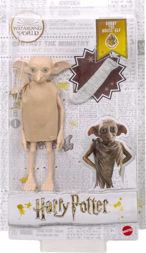 Harry Potter Tag, Harry Potter Diy Crafts, Harry Potter Dobby, Harry Potter Wizarding World, Harry Potter Colors, Harry Potter Toys, Animated Halloween Props, Harry Potter Dolls, Dobby Harry Potter