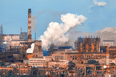 Iron And Steel Industry, Retro Logo Inspiration, Steel Factory, Industrial Landscape, Photography Portfolio Website, Technology Photos, Noise Pollution, Heavy Industry, Europe Photos