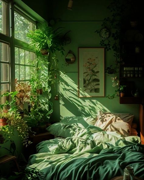 #aesthetic Fresh Bedding, Cat Meow, Pastel Room, Cute Bedroom Decor, Minimalist Room, Aesthetic Rooms, Dreamy Room, Dream Room Inspiration, Green Rooms