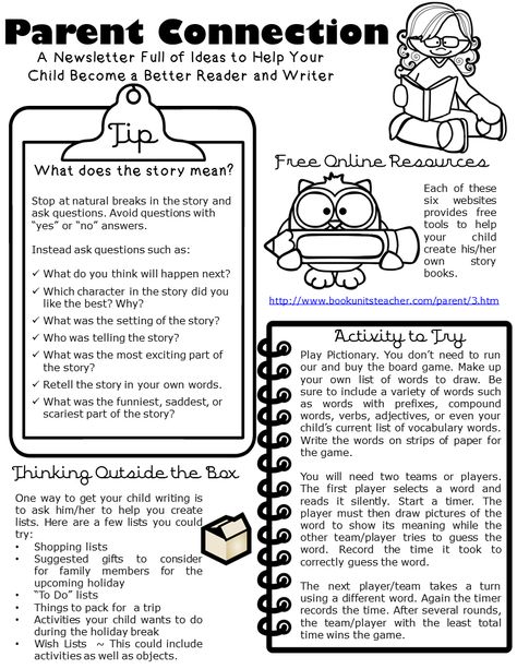 Are you interesting in sending a monthly newsletter to your parents? This one focuses on reading and writing and includes tips, resources, activities, and ways to get the reluctant reader reading. Parent Connection Newsletter ~ Issue #3 Reading Newsletter For Parents, Newsletter For Preschool Parents, Parent Involvement Ideas Daycare, 2nd Grade Newsletter, Parent Newsletter Ideas, Preschool Newsletter Ideas, Parent Involvement Ideas Elementary, Daycare Newsletter Ideas, Parent Board Preschool