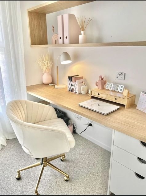 Aesthetic Home Office, Home Office Aesthetic, Office Ideas For Women, Home Office Ideas For Women, Home Office Layout, Office Aesthetic, Home Office Inspiration, Office Room Decor, Room Redesign