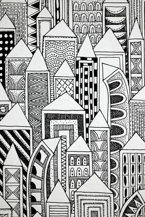 Skyscraper Line Art Print

A quirky, black and white line art print of a cityscape featuring skyscrapers. Perfect for adding a touch of modern style to your home Croquis, Friedensreich Hundertwasser, Line And Pattern Art, Skyscraper Doodle, Black And White Pen Art, Zentangle Wall Art, Abstract Art Black And White Drawing, Lines Art Drawings, Art With Black Pen