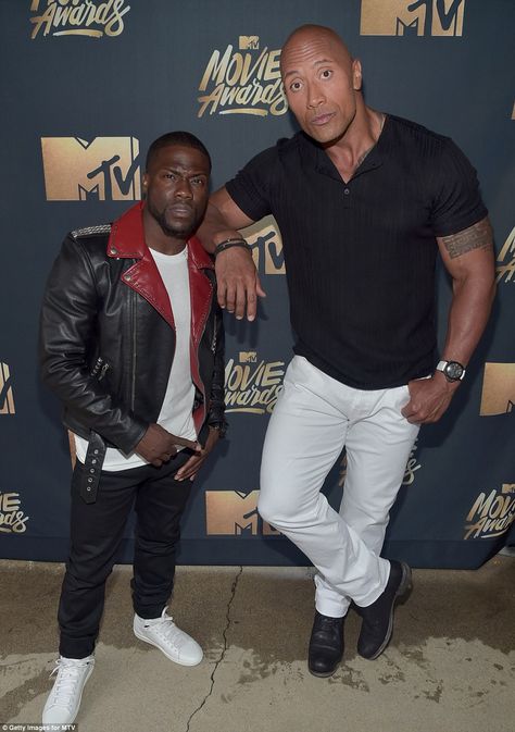 Kevin Hart Funny, Movie Duos, Famous Duos, Image Spiderman, Best Instagram Photos, One Friend, Rock Johnson, The Rock Dwayne Johnson, Mtv Movie Awards