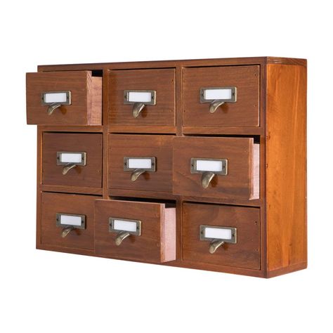 PACKGILO 16 Drawers Apothecary Cabinet with Drawers Tabletop Apothecary Chests and Cabinets Library Card Catalog Cabinet Herb Storage Box Wooden Desk Drawer Organizer Medicine Vintage Furniture(BLACK) : Amazon.ca: Home Apothecary Supplies, Library Card Catalog Cabinet, Rustic Medicine Cabinets, Card Catalog Cabinet, Desk Drawer Organizer, Unicorn Purse, Library Card Catalog, Vintage Office Supplies, Wood Assembly