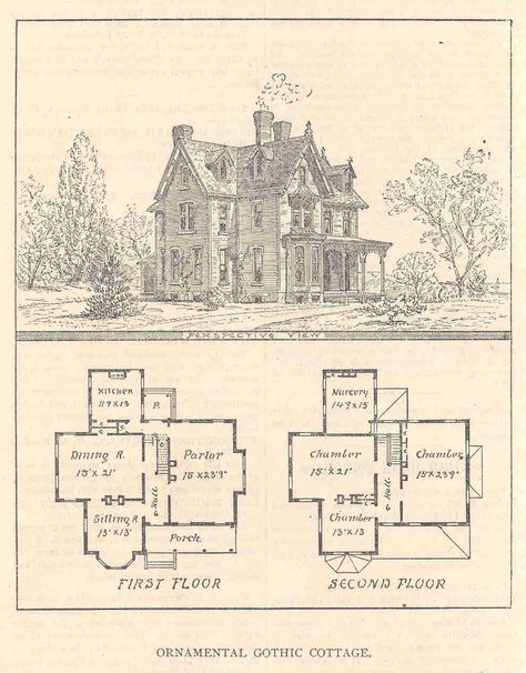 Victorian House Plans GLB 1890 House Plans, Gothic Victorian Home Floor Plans, 1600s Mansion, Sims 4 1890 House, Gothic Victorian House Plans, Southern Gothic House, Victorian House Floor Plans, Gothic House Plans, Victorian Gothic House