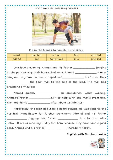 English Year 4 Worksheets, Story Completion Worksheets, Year 4 English Worksheets, Complete The Story Worksheet, English Writing Skills Worksheets, Year 4 English, Worksheet For Writing, Writing A Short Story, Picture Comprehension