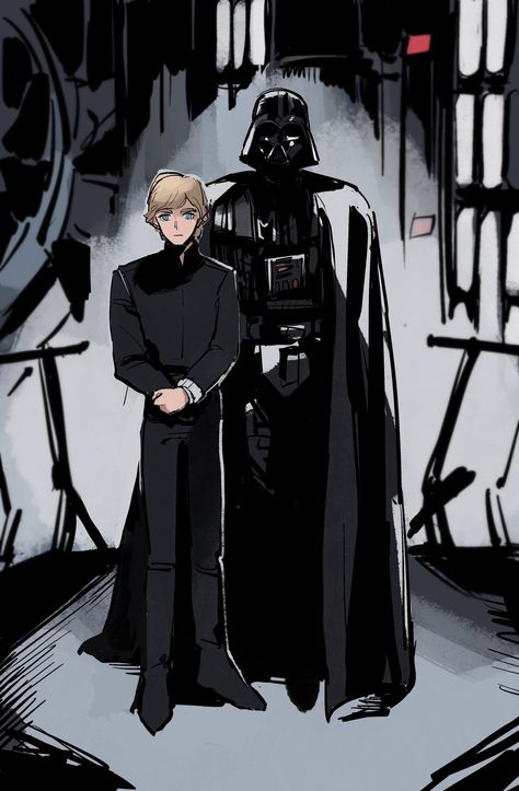 Mando Fanart, Luke And Vader, Mando Art, Skywalker Family, Anakin Vader, Star Wars Background, Mark Hamill, Star Wars Wallpaper, Star Wars Fan Art