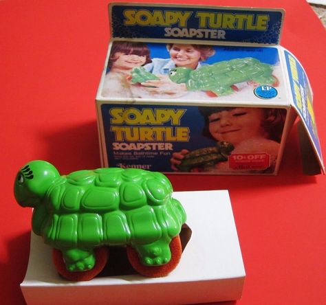 KENNER SOAPSTER Soapy Turtle bath toy new in box from 1977 box has some discoloration . Please don't hesitate to ask questions I will ship within 1 day of PayPal payment received , I am thankful for Vintage Toys 1970s, 80s Memories, Kenner Toys, Childhood Memories 70s, Bath Toy, I Am Thankful, Bath Time Fun, Thanks For The Memories, Payment Received