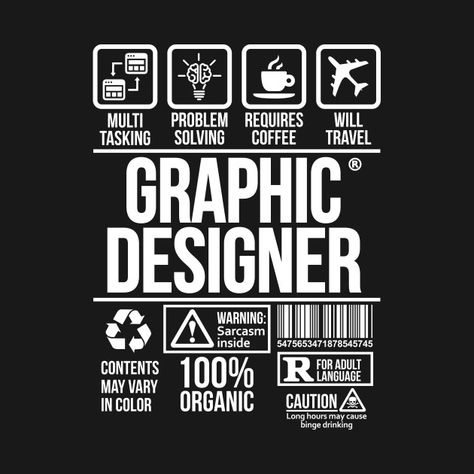 Check out this awesome 'Graphic designer T-shirt %7C Job Profession %7C %23DW' design on @TeePublic! Logo For Graphic Designer Ideas, T-shirt Design Graphic, Tees Graphic Design, Graphics Logo Design, Graphic Design For T Shirt, Brutalist Logo Design, Graphic Design Shirt Ideas, Graphic Designer Stickers, Graphic Design T Shirt Ideas