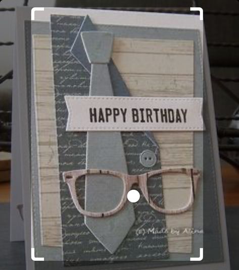 Card For Men, Stampin Up Karten, Birthday Card Craft, Masculine Birthday Cards, Bday Cards, Boy Cards, Dad Birthday Card, Birthday Cards For Men, Birthday Cards Diy