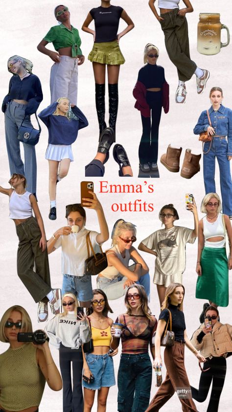 #emmachamberlian #emmachamberlaincoffee #fashion2022 Emma Chamberlain Aesthetic Outfits, Emma Chamberlain Summer Outfits, Electric Grandpa, Emma Chamberlain Aesthetic, Emma Aesthetic, Emma Chamberlain Outfit, Manifestation 2024, Emma Chamberlain Outfits, 2025 Goals