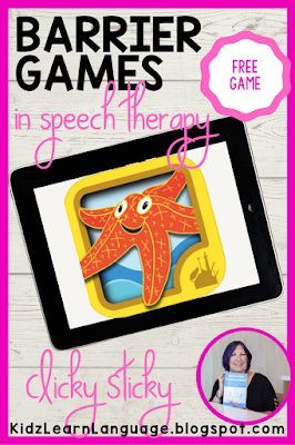 Try this app for barrier games in speech therapy. Kidz Learn Language: Barrier Games, Following Directions, Giving Descriptions - Is There an App for That? Kids Speech Therapy, Barrier Games, Augmentative Communication, Learn Language, Core Words, Language Barrier, Phonological Awareness, Following Directions, Speech Language Therapy