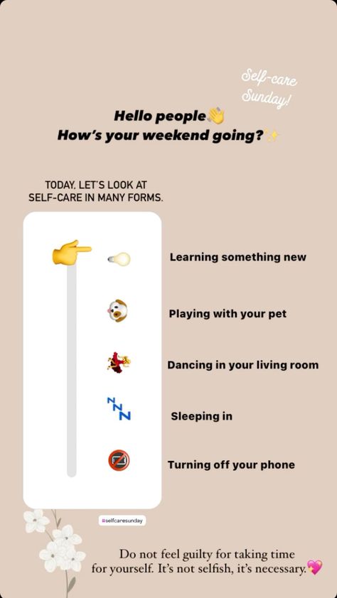 : a list of self-care activities to help you relax and de-stress after a long #Social_Stories #Instagram_Story_Ideas_Interactive #Story_Ideas_Interactive #Story_Questions Sleep Essentials, Instastory Ideas, Story Background, Social Media Marketing Instagram, Goals Quotes, Brand Ideas, Story Ig, Instagram Inspiration Posts, Interactive Stories