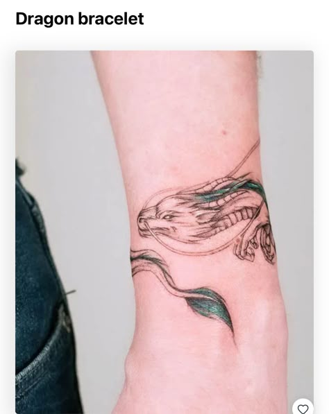 Pitta Tattoo, Dragon Tattoo Wrist, Dragon Tattoo Wrapped Around Arm, Tattoos Bracelet, Braclet Tattoo, Arm Cuff Tattoo, Aesthetic Draw, Arm Wrap Tattoo, Wrap Around Wrist Tattoos