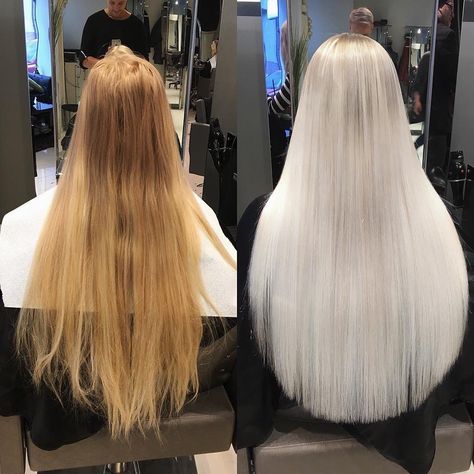 Wella Professionals on Instagram: “It may be fall outside, but we're getting Snow White vibes from @harriakerberg's #WellaHair transformation. ❄️🍂 Use #KolestonPerfect 10/86…” Fall Outside, Wella Hair, Color Hairstyles, Long Straight Hair, Face Shape, Grey Hair, Hair Designs, Skin Color, Face Shapes