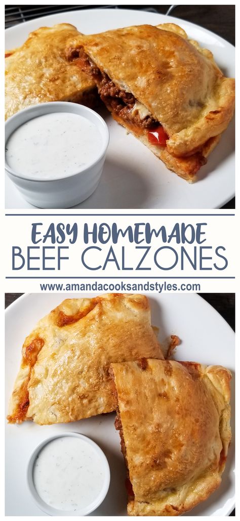 Hamburger Calzone Recipe, Ground Beef Mozzarella Cheese Recipes, Ground Beef Calzone, Ground Beef And Pizza Dough Recipes, Hamburger Calzone, Ground Beef Calzone Recipe, Ground Beef Pizza Recipes, Beef Calzone Recipe, Stromboli Recipe Easy Ground Beef