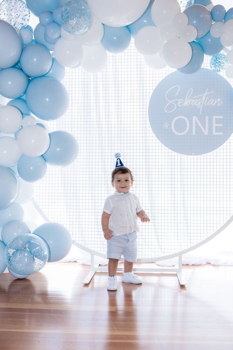 Kids Birthday Decorations, First Birthday Backdrop, First Birthday Decorations Boy, 1st Birthday Backdrop, 2nd Birthday Party For Boys, Baby Boy Decorations, Birthday Decorations At Home, Baby Birthday Decorations, Boy Birthday Decorations