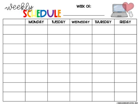 weekly-schedule-templates-distance-learning Teacher Schedule Template, Free Printable Weekly Schedule Templates, Student Schedule Template, Classroom Schedule Template, School Schedule Templates, Treehouse Playhouse, Printable Schedule Templates, Student Schedule, Work Schedule Template