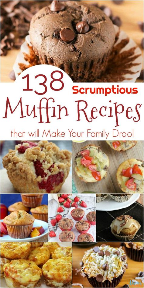 Jumbo Muffin Pan Recipes, Yummy Food For Breakfast, Mini Muffin Recipes, Cupcake Pan Recipes, Jumbo Muffin Recipes, Muffin Tin Desserts, Easy Muffin Recipes, Mini Muffin Tin Recipes, Recipes Muffins