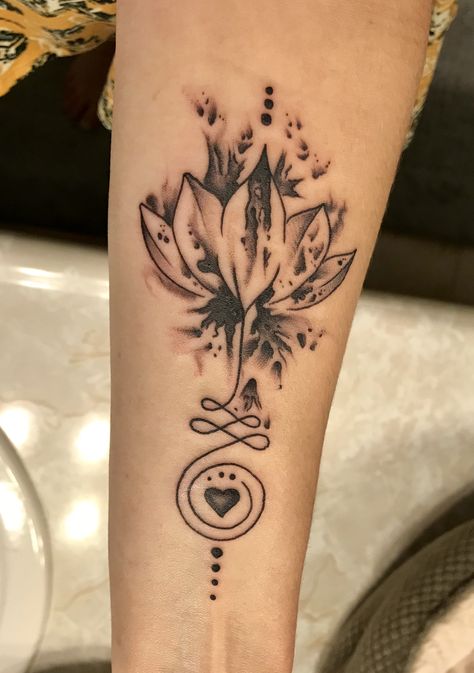 Lotus flower infertility tattoo, infertility awareness, trust your journey #tattoo   #infertility #infertilitytattoo #lotustattoo Infertile Tattoos, Infertile Tattoo, Fertility Tattoos For Women, Ivf Tattoos For Women, Ivf Tattoo, Theigh Tattoos, Fertility Tattoo, Struggle Tattoo, Thigh Tats