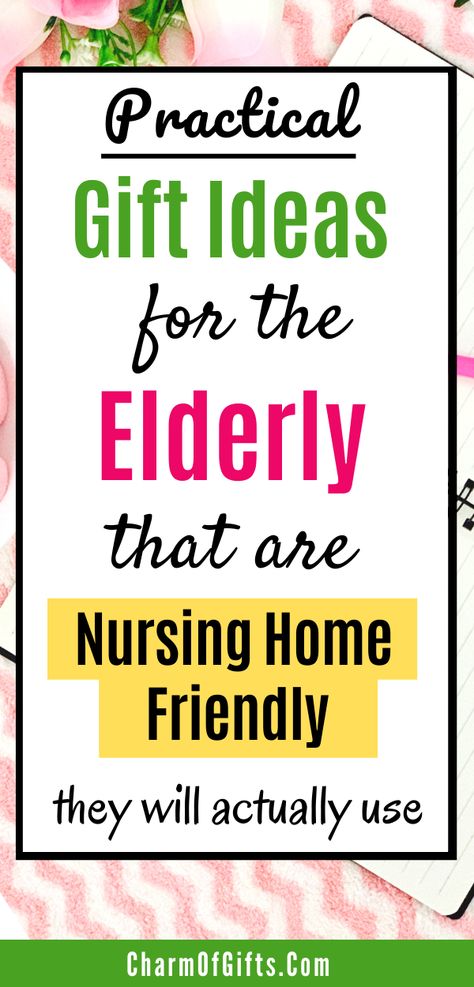 Nursing home gifts for elderly mother, father or grandparents that are useful and practical Things To Make For Nursing Home Residents, Crafts To Donate To Nursing Homes, Diy Gifts For Elderly Nursing Homes, Gift Ideas For People In Nursing Homes, Nursing Home Essentials, Treats For Nursing Home Residents, Christmas Gifts For Seniors Citizens Nursing Homes, Sewing Projects For Nursing Homes, Things To Do With The Elderly