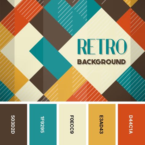 31 Retro Color Palettes for Throwback Designs - Color Meanings Retro Color Scheme Vintage, Retro Color Palate, Fun Color Pallets, Comic Color Palette, Retro Illustration Color Palette, Color Palette Retro, Retro Color Palette 1980s, 90s Color Palette, Retro Color Palette 1970s