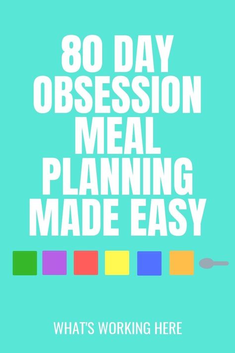 At 80 Day Obsession Meal Planning Made Easy I share my system for quickly and easily meal planning for 80 Day Obsession. You’ll learn how to quickly meal plan for your eating plan and workout time using color combo meal cards.It is possible to stay on track with your nutrition through meal planning and at 80 Day Obsession Meal Planning Made Easy I will show you how.  #80dayobsession #mealplanning 80 Day Obsession Meal Plan, Healthy Diet Meal Plan, Plant Based Diet Meal Plan, Low Carb High Fat Diet, 80 Day Obsession, Easy Keto Meal Plan, Daily Meal Plan, Ketogenic Meal Plan, Meal Planning Template