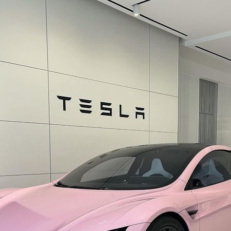 TeslaPro on Instagram: "Pink Tesla Roadster 🩷. Tag someone who would get this! 🔥  Follow us for more @teslapro ⚡️  #tesla #teslapro #roadster #teslaroadster #pink #barbie #girl #ev #electric #car #carsofinstagram #teslagirl #render" Pink Tesla Model 3, Tesla Lighter, Pink Tesla, Tesla Roadster, Tesla Car, Pink Barbie, Tesla Model 3, Tesla Model S, Pink Interior