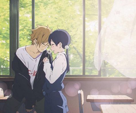 Es bellisimo -, w ,- Tamako Love Story, Anime Love Story, Romance Anime, Anime Gifs, 5 Anime, Anime Love Couple, Anime Life, Anime Couples Drawings, 애니메이션 캐릭터