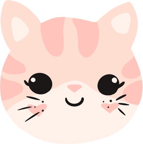 Симпатичный розовый котенок, мордочка кота, иллюстрация — значки от Canva Cat Face Illustration, Kitten Face, Face Illustration, Illustration Photo, Pink Cat, Cat Illustration, Cat Face, Photo Library, Photo Illustration