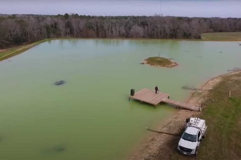 Farm Pond Ideas, Popular Youtubers, Fishing Pond, Farm Pond, Diy Fishing, Diy Pond, Tackle Shop, Wide Open Spaces, Fishing Diy