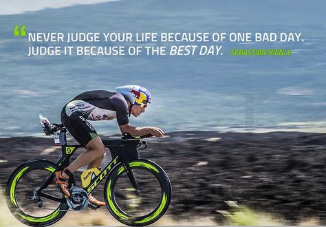 Sebastian Kienle rides his way to the 2014 Ironman World Championship, Kona, Hawai'i. Ironman Quotes, Triathlon Quotes, Triathlon Training Program, Pilot Career, Ironman World Championship, Steve Prefontaine, Billionaire Quotes, Triathlon Motivation, Bicycle Quotes