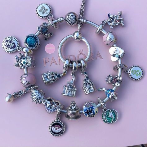 Pandora O Pendant, Pandora Moments Small O Pendant, Pandora Glow In The Dark, Bioluminescence Pandora, Pandora Charm Bracelet Disney, Pandora Disney Collection, Mini Bracelet, Pandora Disney, Pandora Jewelry