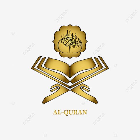 Quran Png Logo, Islamic Education Logo, Quran Logo Design, Quran Logo, Quran Vector, Educational Logo, Quran Png, Canva Course, Islamic Png