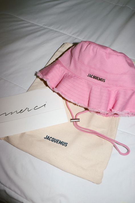 Jacquemus Branding, Hat Jacquemus, Jacquemus Bucket Hat, Jacquemus Hat, Pink Bucket Hat, White Bucket Hat, Bucket Cap, Denim Hat, Dreams Do Come True