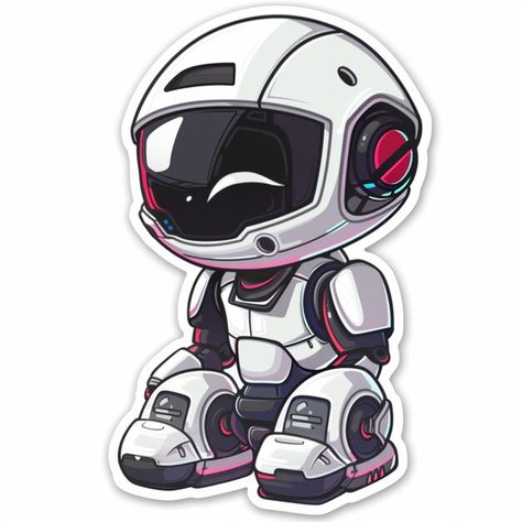 Photo cute sticker of a tiny ai robot | Premium Photo #Freepik #photo Robot Sticker, Photo Cute, Business Card Maker, Flyer Maker, Poster Maker, Card Banner, Poster Invitation, Cartoon Clip Art, Card Maker