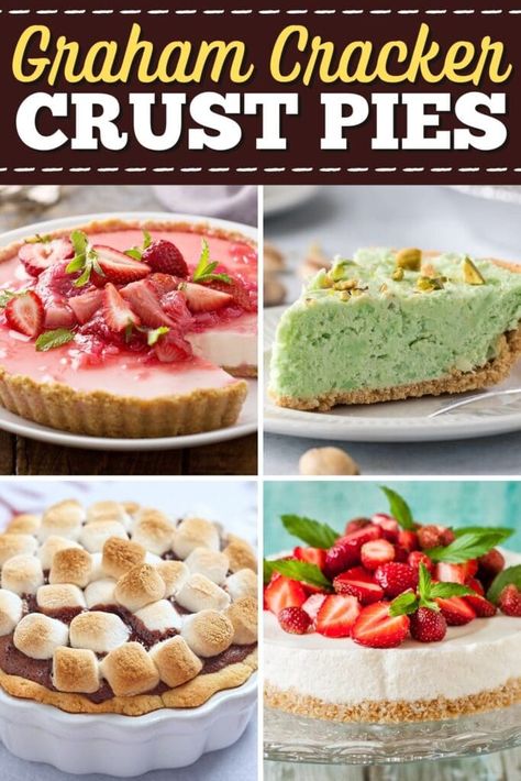 Gramcracker Crust Pie Recipes, Graham Cracker Crust Pies, Easy Pies To Make, Pies With Graham Cracker Crust, Fun Pie Recipes, Easy Graham Cracker Crust, Easy Pies, Finnish Christmas, Hot Wine