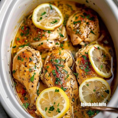 Crockpot Lemon Butter Garlic Chicken, Crock Pot Lemon Garlic Chicken, Lemon Garlic Crockpot Chicken, Crock Pot Lemon Garlic Butter Chicken, Lemon Chicken Crockpot Recipes, Lemon Garlic Chicken Crockpot, Crockpot Lemon Garlic Butter Chicken, Crock Pot Garlic Chicken, Crockpot Garlic Chicken