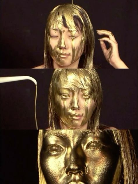 Gold Body Painting, Son Lux, Touch Photography, Plated Prisoner, Living Statue, Diy Kostüm, Midas Touch, Effects Makeup, Special Effects Makeup