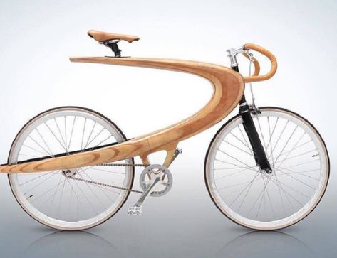 Bamboo Bicycle, Wooden Bicycle, Wood Bike, Wooden Bike, Harley Davidson Model, Futuristic Motorcycle, Cool Bicycles, Bicycle Design, Retro Futuristic