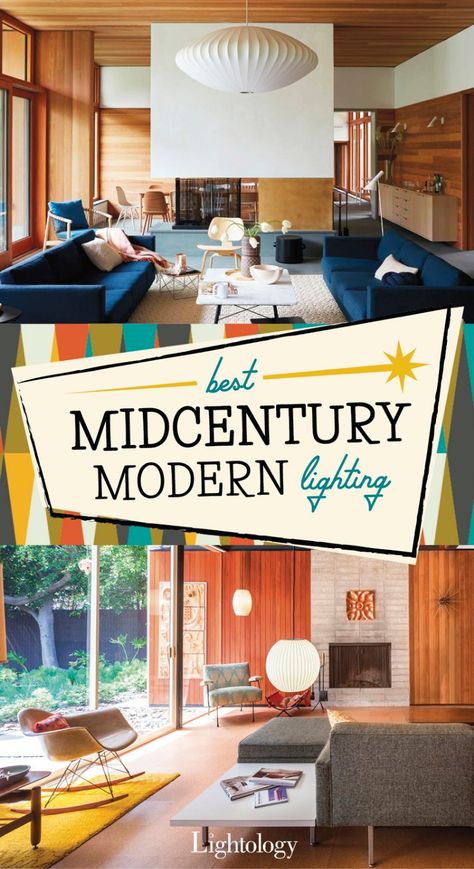 La Mid Century Modern, Mid Century Modern Living Room Lighting Ceilings, Retro Lighting Ideas, Mid Century Modern Renovation Interiors, Midcentury Modern Interior Paint Colors, Midcentury Modern Color Palette Living Room, Space Age Interior Mid Century Modern, Mid Century Modern Living Room Lamp, Atomic Age Interior Design